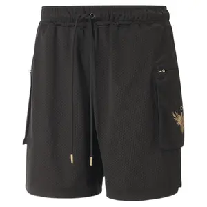 PUMA Mens X Melo Shorts Basketball Casual Bottoms Casual - Black