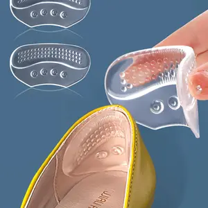Silicone Heel Protector, Anti-slip Heel Sticker, Heel Protector Pad, Shoes Accessories for Women High Heels, Size Conversion Half Size Gel Pad, Non Slip Protector