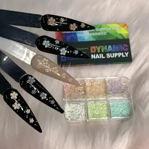 (Pastel) 3D resin Flowers for Spring Nails Art design