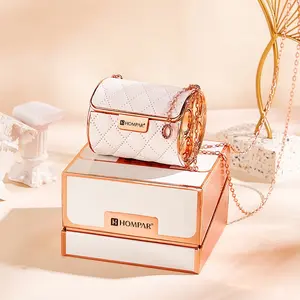 Han Bei'er Luxury Pampering Leather Soft Matte Lipstick Velvet Matte, Long-lasting, Non-transfer, Non-smudging, Set of Four in Leather Box – Great Christmas Gift