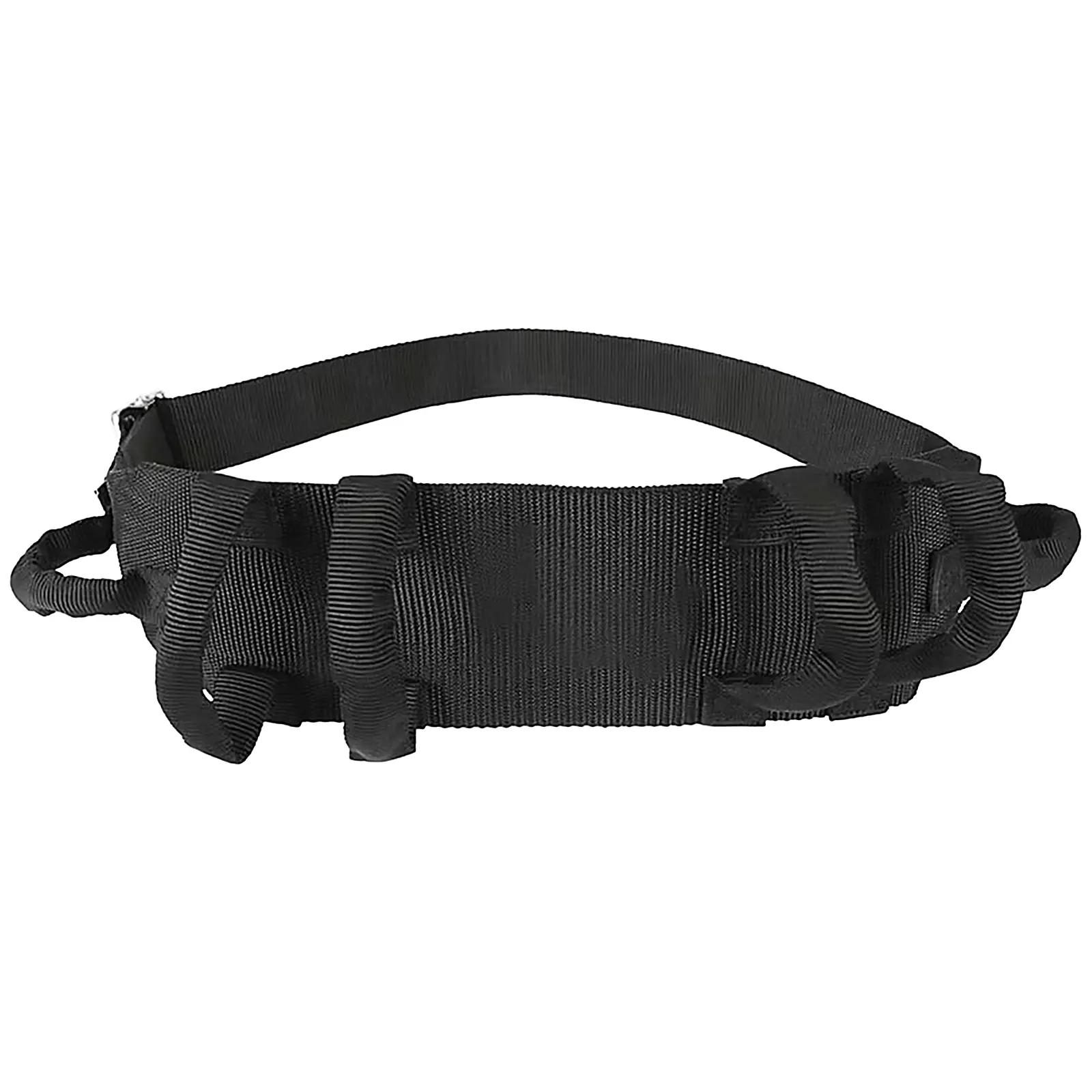 Gait Belt with 6 Handles for Seniors Nursing Staff Transfer Belt for Elderly Adjustable Size 30-50 Gate Belt