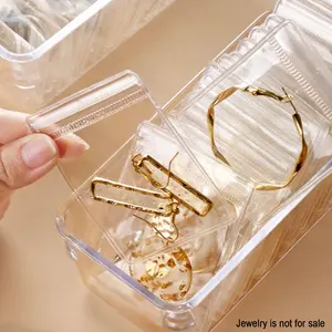 Jewelry Storage Bag, 20pcs Clear Self-sealing Dust-proof Jewelry Organizer, Jewelry Storage Dust Cover for Earring Necklace Ring Bracelet