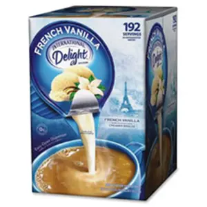 International Delight ITD100708 French Vanilla Creamer Singles, 192 Per Count