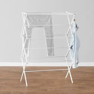 Foldable Portable Laundry Rack for Air Drying Clothing Indoor Outdoor Use Compact & Durable Design