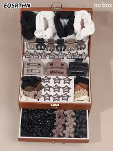 1062pcs set of brand new women's hair accessories, including seamless ponytail clips, various hairpins, hair loops, elastics and headbands, suitable for daily casual holiday parties