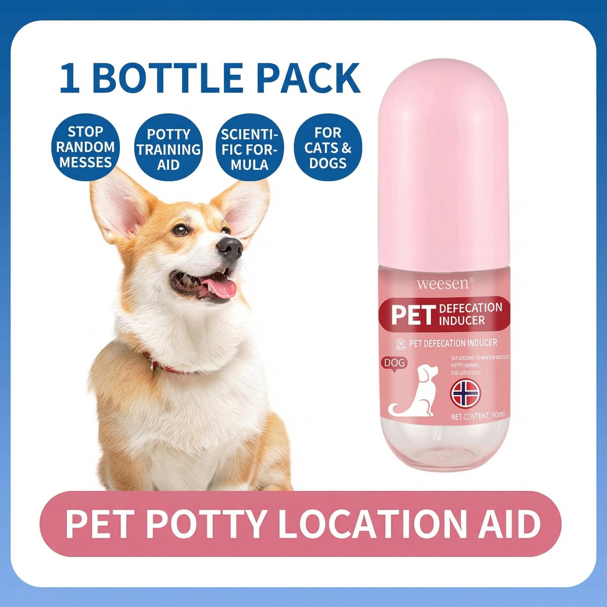 Dog Potty Training Spray | Go Here Puppy Pee Attractant Spray for Housebreaking Natural Formula Indoor & Outdoor 5 Fl OZ
