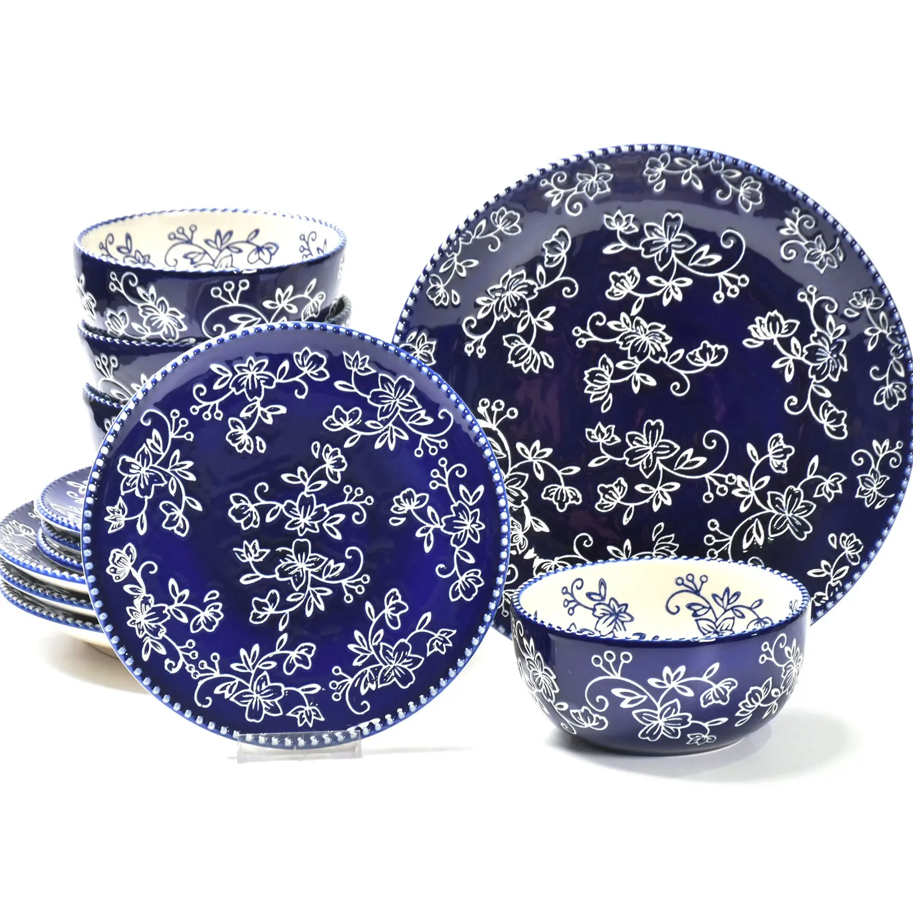 FloralLace Blue