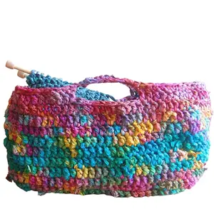Easy Market Tote Crochet Kit or Knitting Kit