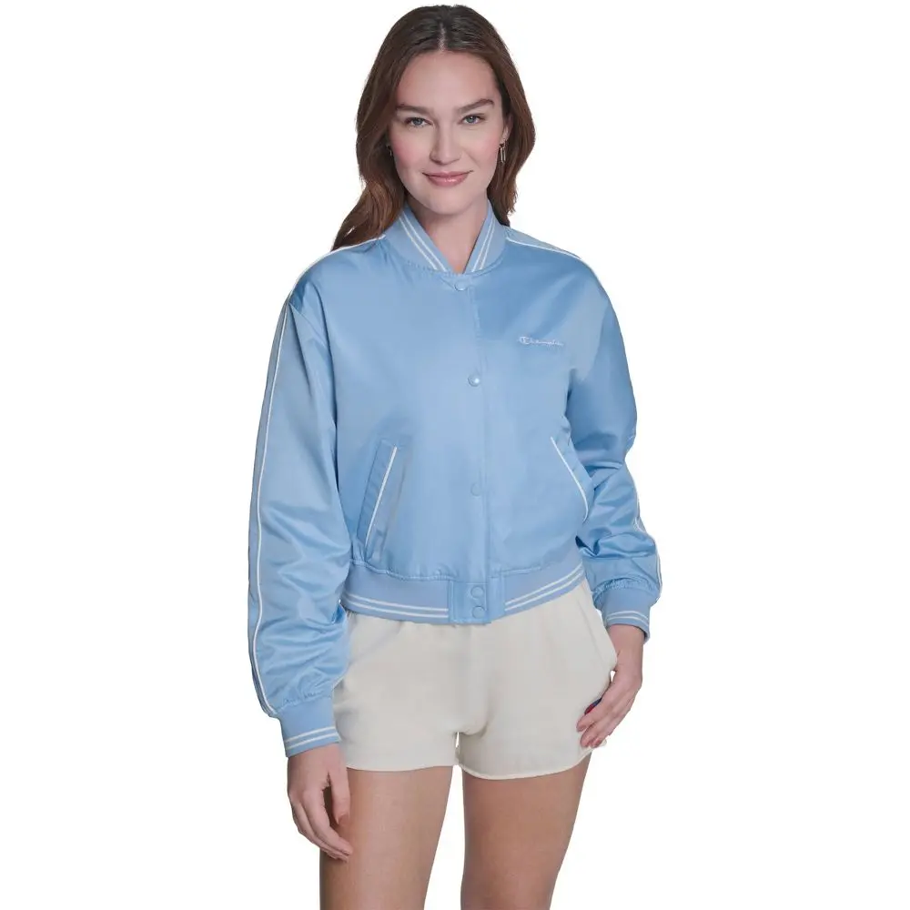 Champion Women's Cropped Varsity Jacket