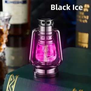 （Butane Gas NOT Contained) Creative Horse Lantern Mood Light Lighter, Creative Grinding Wheel Refillable Lighter, Suitable for Camping, Holiday Christmas Gifts