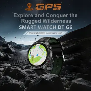 Outdoor GPS Smartwatch with Offline Maps, 500mah Battery, 4GB Storage, 1.43 Inch Amoled Screen, 3atm Waterproof, 100+ Sports Modes