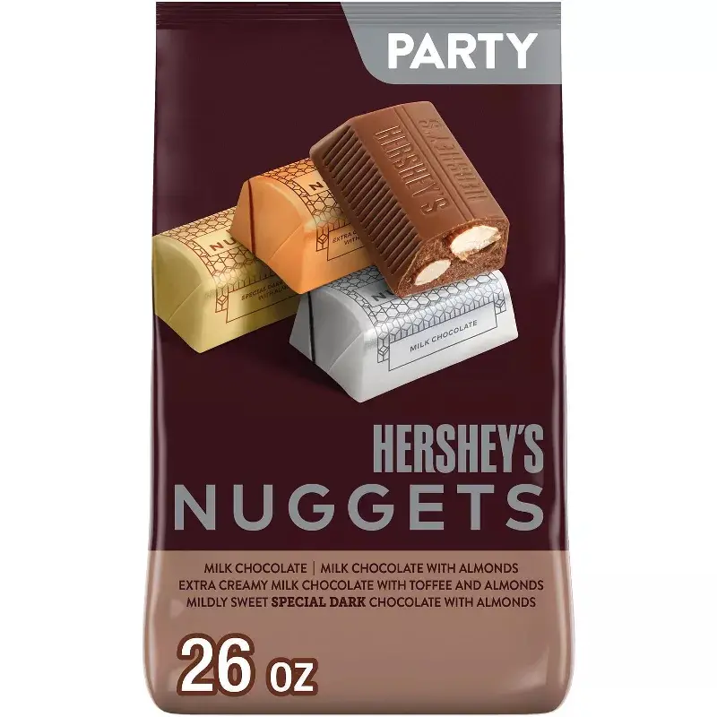 HERSHEY'S Nuggets Assorted Chocolate Candy - 26oz HERSHEY'S Nuggets Assorted Chocolate Candy - 26oz