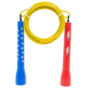 Wonder Warrior Speed Rope, Adjustable Speed Rope for Men and Women, Indoor Fitness Training Speed Skipping Rope Perfect for Boxing Workout, Jump Rope for Double Unders