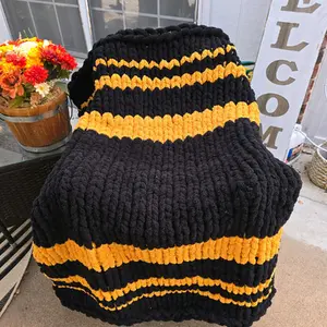 Hand-crocheted Throw Blanket for Cozy Nights