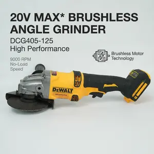 Dewalt DCG405 20V Angle Grinder 9000 RPM cut machine