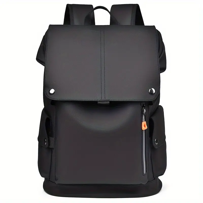 PU Leather Double-Shoulder Business School Backpack Travel Computer Large Capacity for Men Bag Workwear Style Trendy Bag