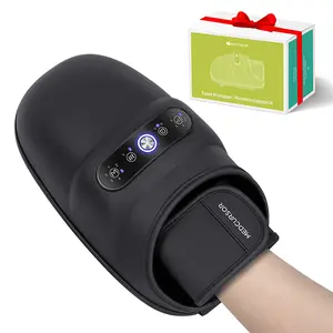 Medcursor Cordless Hand Massager with Heat and Air Compression, USB Rechargeable with 6 Modes for Sensitive Skin, Relaxing Gifts for Him, Men & Women