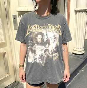 The Lord of the Rings Vintage T-Shirt, Return of the king Graphic Tee, LOTR Movie Shirt