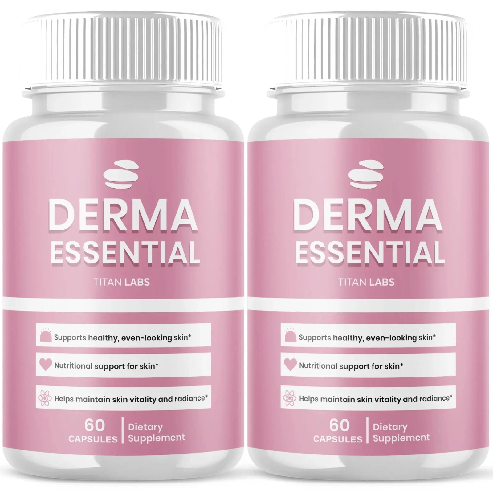 (2 Pack) Derma Essential Probiotics Advanced Healthy Skin Support 120 Capsules
