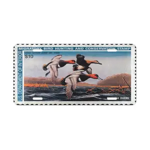 Official 1987-1988 Federal Duck Stamp - License Plate
