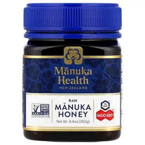 Manuka Health Raw Manuka Honey, UMF 13+, MGO 400+, 8.8 oz (250 g)