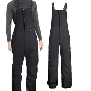 Insulated Ski Pants Overalls Ripstop Warm Snowboard Bibs for Men & Women S-5XL - Durable Thermal Insulation & Adjustable Straps