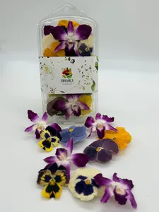 Freeze-Dried Edible Flowers (Pansies & Orchids)