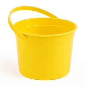 Sunshine Yellow Plastic Party Pail