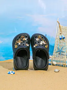 Girls' Comfortable Cartoon Sandals, Fashion Casual Breathable Eva Flip Flop Slippers, Adjustable Buckle, Summer Beach Shoes, Lightweight & Durable