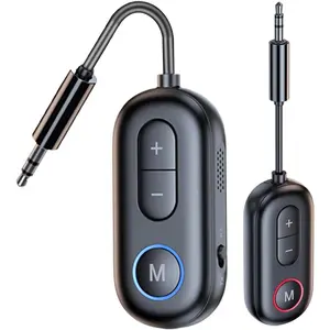 5.4 Transmitter Receiver - 2-in-1   Audio Transmitter for Headphones or BT Devices - 3.5mm Audio Jack Adapter for TV, Airplane, , PC, Gym Equipment,