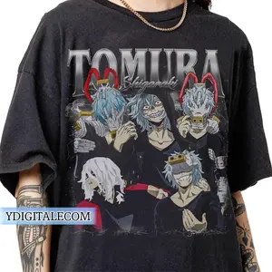Vintage 90s Graphic Style Tomura Shigaraki T-shirt Gift For Fan