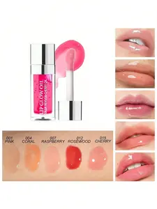 Moisturizing And Hydrating Five-Color Lip Oil - Long-Lasting Shine, Essential Lip Care, Multi-Color Enchanting Lip Care