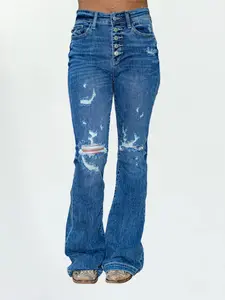 Judy Blue Mid Rise Jenna Flare Jeans