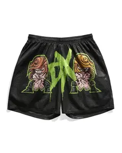WWE Wrestling Shorts Men Vintage Cartoon Print Summer Casual Streetwear Gym Sports Loose Fit Comfortable Wrestling Fan Gear Athletic Basketball Shorts