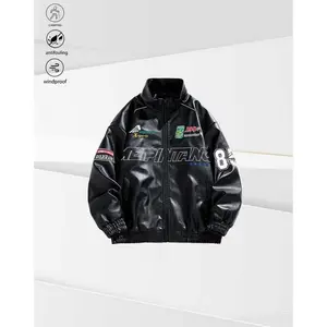 Racing Style Printed Jacket Fashion Pattern Personality Youth Outdoor Trendy Street Versatile Coat