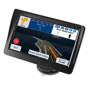 VEVOR 7-inch Touch Screen GPS Navigator, 8GB Vehicle Auto Parts Accessory for Cars with Lifetime Map Updates, Voice Turn-by-Turn Guidance, Speed & Red Light Warning, Custom Routing for Car Truck RV, Vehicle Accessories