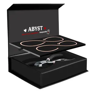ABYST-Man and Woman Unisex Permanent Couples Bracelets with Special Clasp - 9 Inches Long, Ideal for Anniversaries, Birthdays, and Romantic Dates