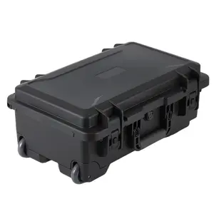 All-Weather Waterproof Hard Case with Foam, Shockproof Protective Equipment Box, Portable Rugged Carrying Case for Camera, Drone, Electronics, Stackable, Lockable, 23.6"x15"x9.4"