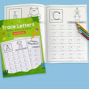 Letter Practice Workbook, Stroke Tracking & Handwriting Exercise, Colorful Paper Material, Durable Interactive Learning Book, Learning Materials, Visual Learning Tools, Tracing Preschool Books