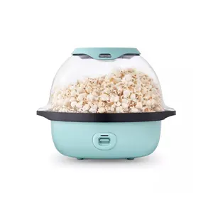 6qt Stirring Popcorn Maker - Aqua - Measuring Cup built into the lid, portioned to make 8, 16 or 24 cups of popped kernels