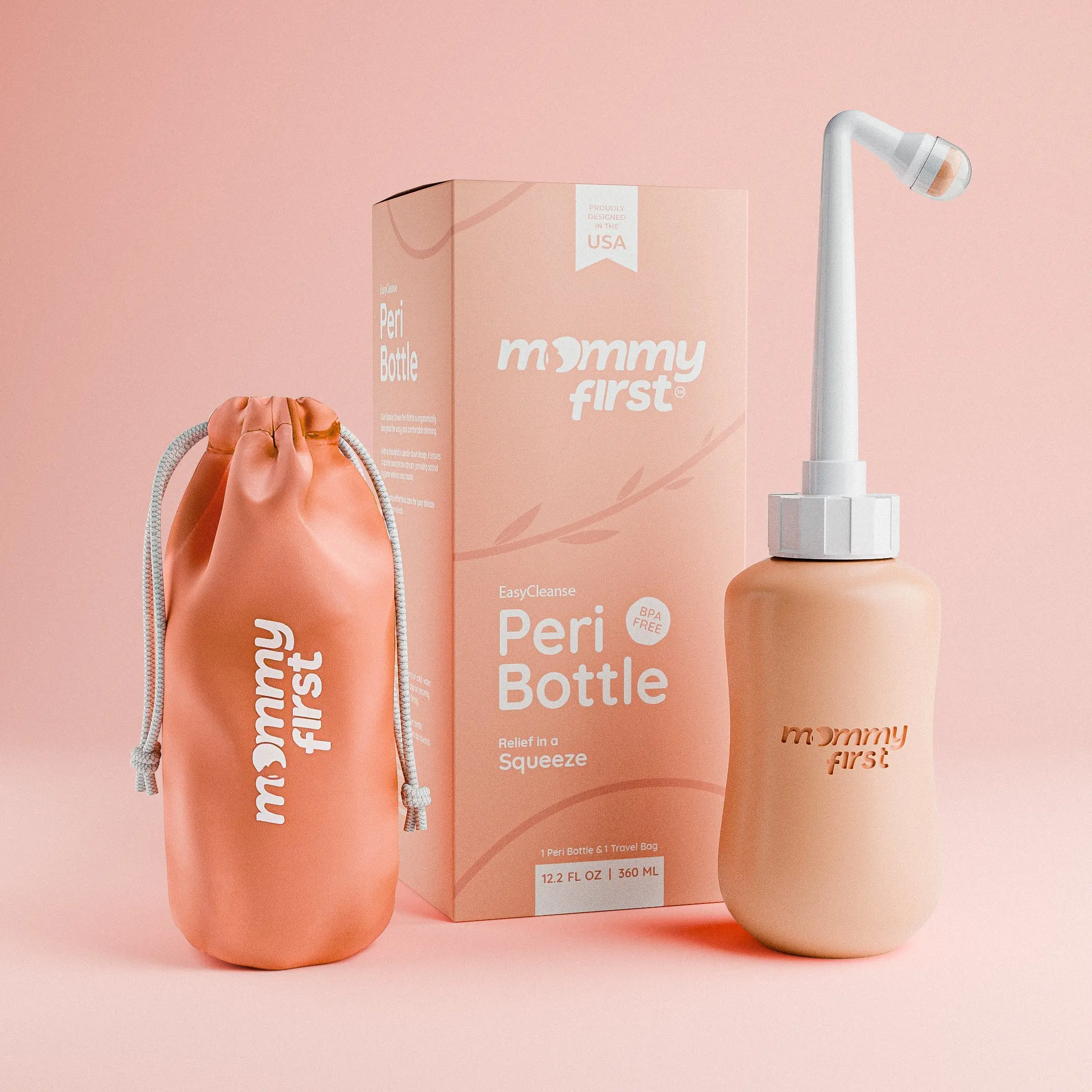 Upside Down Peri Bottle | Sunset Glow - Elegant Design with Unique Shape for Versatile Use