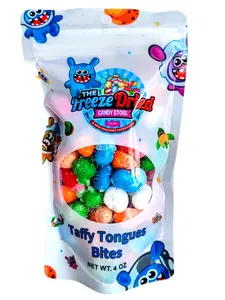 Freeze Dried Candy Crunchy Taffy Tongues Bites freeze-dried candy