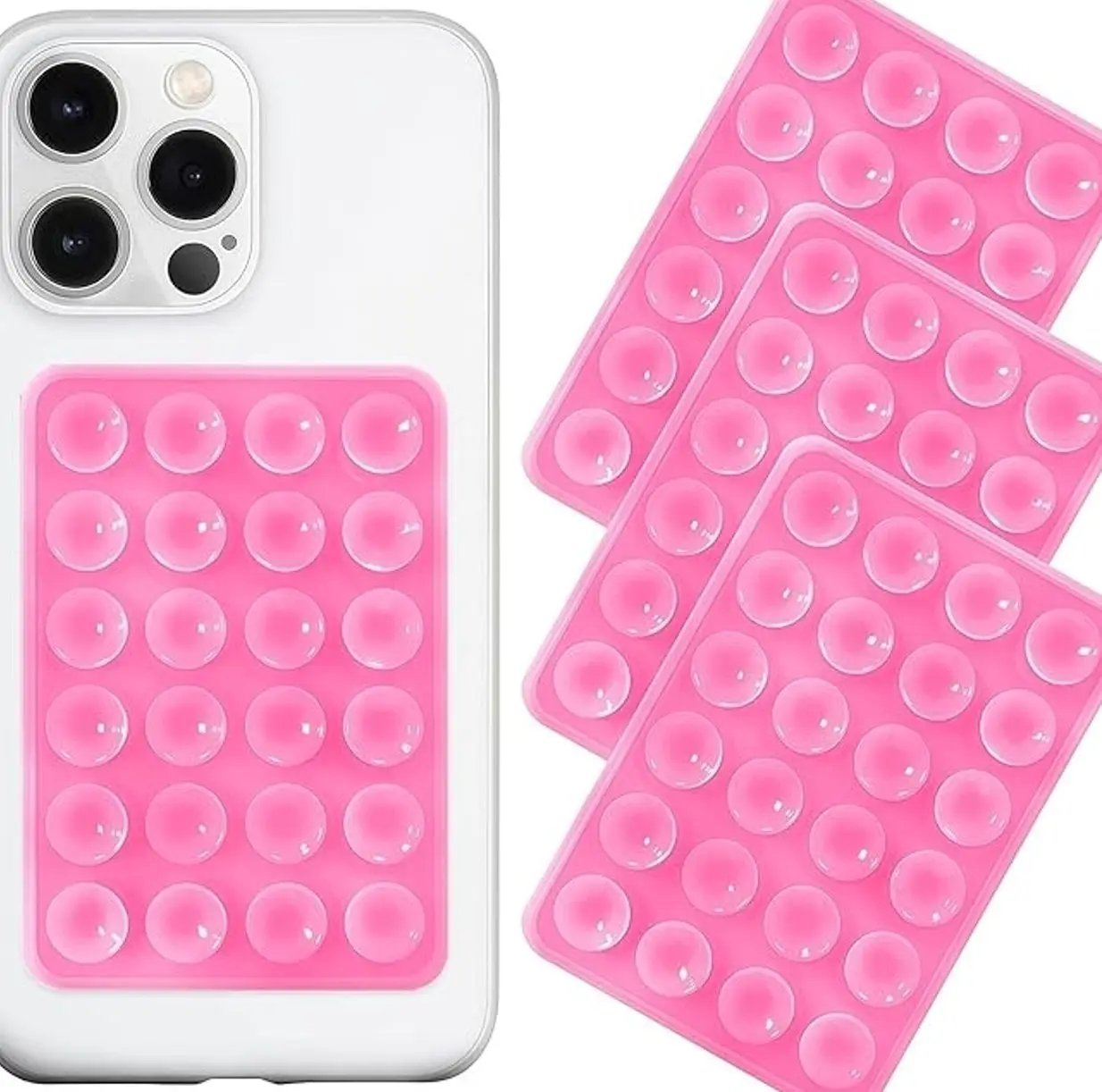 Silicon Suction Protective Case for iPhone & Galaxy - Dual Layer Polycarbonate with Precision - Matte/Glossy Finish