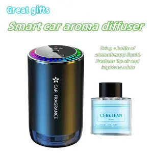 Car Fragrance Smart Aromatherapy Diffuser with USB Charging Starry Sky Effect 3 Modes 1.69 oz Essential Oil Included
