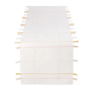 Design Imports Sunbeam Stripes Rib Table Runner
