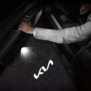 2Pcs LED Car Door Projector Logo High Definition Welcome Light For KIA K5 K9 Sorento Ceed Sportage Carnival Stinger Forte Niro Led Lights Car