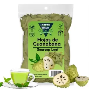 Whole Dried Graviola Soursop Leaves (4 oz 113g+ Leaves Per Bag) Hoja De Guanabana, 100% All Natural Fresh Tea From Mexico . TEA Beverage Traditional
