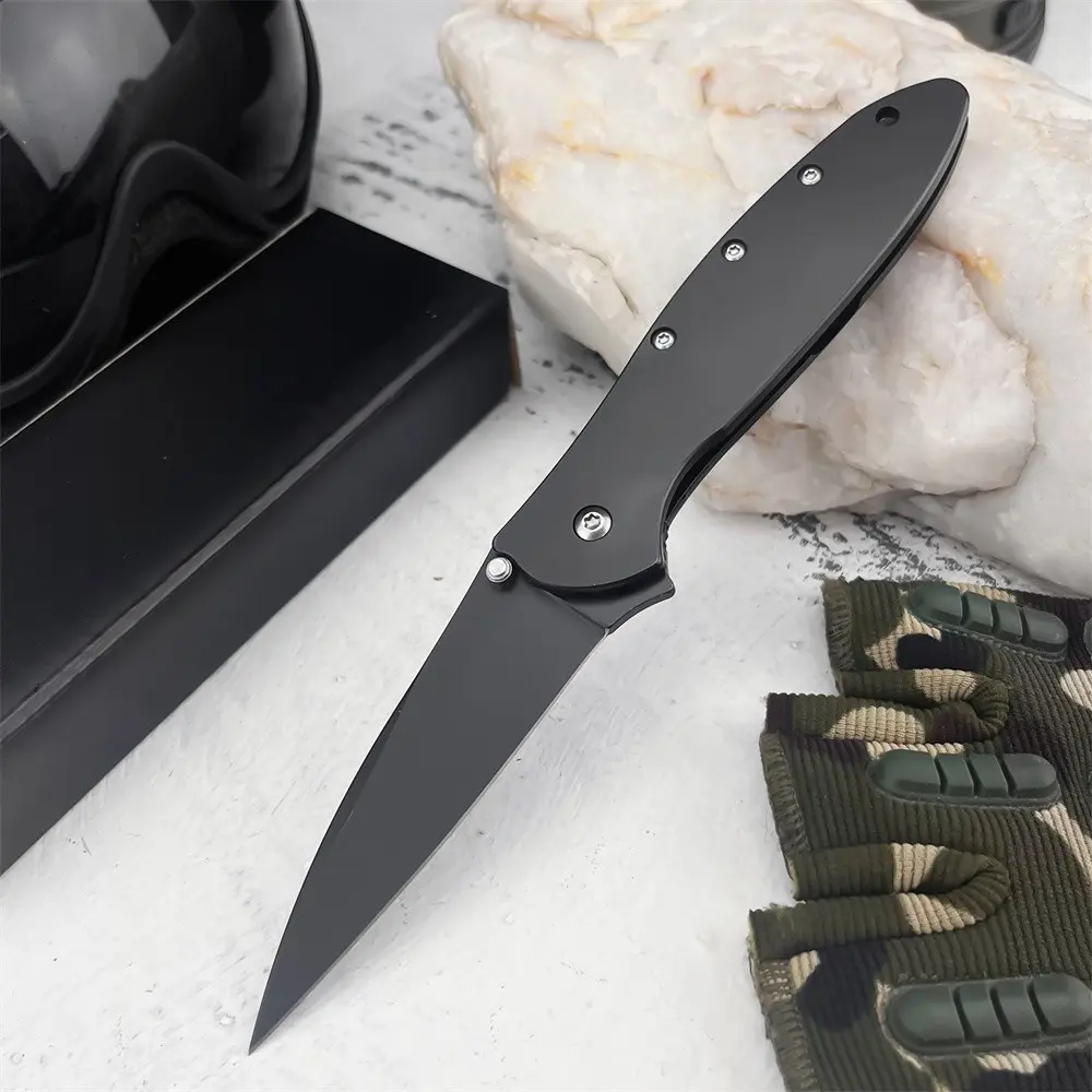 High-Quality 1660 Folding Knife, 410 Stainless Steel Handle, 14c28n Blade, Outdoor Multi-Function Hiking Fishing Tool, Collectible Gift, Camping Fishing Tools, Stainless Steel Knives