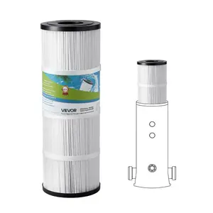 VEVOR Pool Filter Cartridge, 4x 105 Sq. Ft, Spa Hot Tub Filter Cartridge Replacement, Compatible with Pentair CCP420, Pleatco PCC80 - PAK4l, Secure for Kids Pet, Easy to CleanVEVOR Super Brand Day