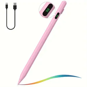 Magnetic Stylus Pen, Capacitive Pen, Rechargeable Precision Drawing & Writing Stylus Pen with LED Power Display, Tablet & Computer Accessories for iPad & Android Tablets